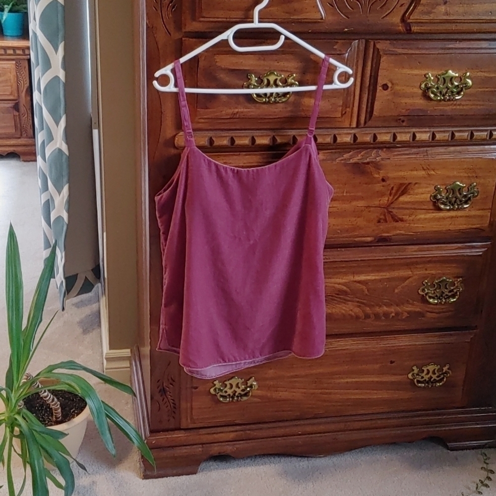 💚Nwt Women's Raspberry Shimmer Cami/ Tank top - Picture 4 of 9